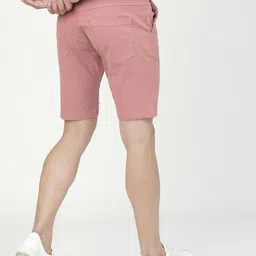 highlander Solid Men Pink Regular Shorts image 2
