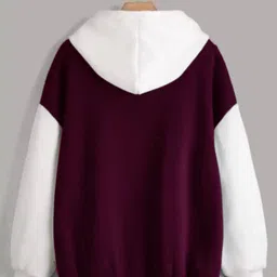 modernsshop Men Full Sleeve Color Block Hooded Sweatshirt image 2