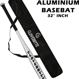 cloverbyte Aluminum 32'Inch Basebat Combo With Basebat Cover Light Weight Aluminium BaseballBat For 15+ Yrs-picture-33