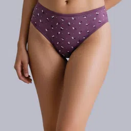eden Pack of 3 Women Hipster Purple, Blue, Green Panty image 2