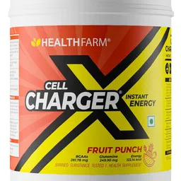 healthfarm Cell Charger Instant Energy Drink Powder, with BCAAs and Glutamine Energy Drink-picture-14