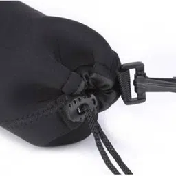 SHOPEE 4PCS SET Neoprene Soft Camera Lens Pouch bag Case waterproofCamera Bag image 5