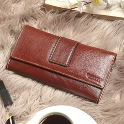 teakwood leathers Women Casual Brown Genuine Leather Wallet-picture-18