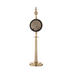 de maison decor Majestic Spire Gold Aluminium Table Clock image 3