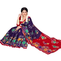 KSALIYA Multicoloured Pure Cotton Sarees image 4