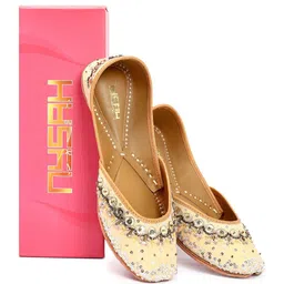 Nysah Women Embellished Ethnic Mojaris Flats-image-38