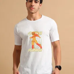 Enciger Men Printed Applique T-shirt-image-58