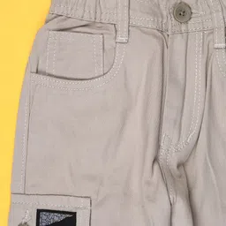 V-Mart Boys Mid-Rise Twill Cargos Trousers image 2