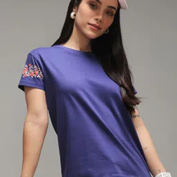 DILLINGER Round Neck Pure Cotton T-shirt-image-94
