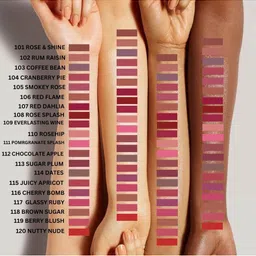 SUAVIS Glossy Lightweight Liquid Lipstick With Vitamin E 5ml - Cuppucino 203 image 4