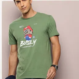 INVICTUS Graphic Printed Round Neck Cotton T-Shirt-picture-35