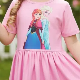 White World Print Fit & Flare Dress image 4