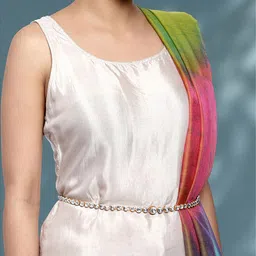 Peora Artificial Stones Studded Waist Chain Saree Accessories image 3