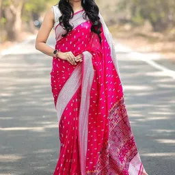 AMRUTKALA SAREES Woven Design Banarasi Saree-picture-4