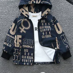 INCLUD Boys Typography Open Front Jacket-picture-56