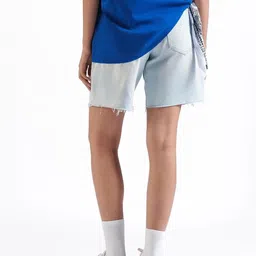 LOVEGEN Men Washed High-Rise Denim Shorts image 3