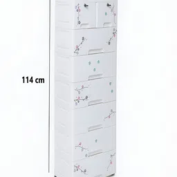 The Tickle Toe Kids White Printed 8-Drawers image 2