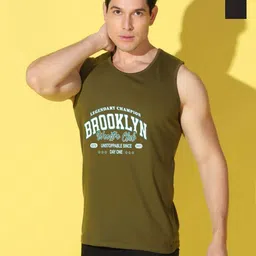 WOOSTRO Men Pack of 2 Typography Printed Round Neck Slim Fit Printed T-shirts-picture-36