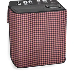 The Furnishing Tree Red PVC Washing Machine Covers-picture-42