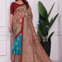 KANOODA Floral Printed Saree-picture-10