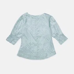 Gini and Jony Print Sheen Satin Top image 2