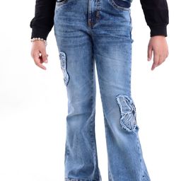 ARIAS By LARA DUTTA Girls Mildly Distressed Heavy Fade Jeans-picture-38