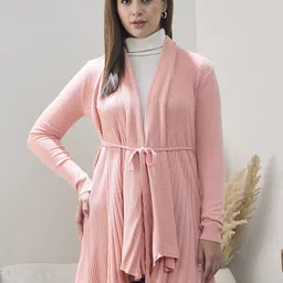 InWeave Women Striped Tie-Up Shrug-picture-22