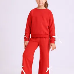 AWW HUNNIE Girls Side Stripe Round Neck Tracksuits-image-11