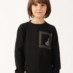 One Friday Boys Printed Pockets T-shirt-image-70