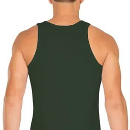 white rose Pack of 3 COLOR VEST Men Vest image 3