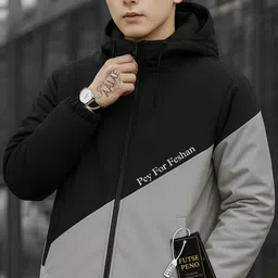 futse peno Men Solid Casual Jacket image 2