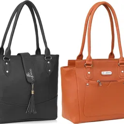 lazzaroo Women Black, Tan Shoulder Bag-picture-17