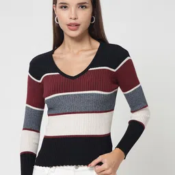 Kalt Women Striped Long Sleeves Fashion-image-83
