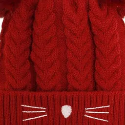 Infispace Kids Winter Self Design Woollen Beanie image 4