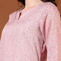 V-Mart Women Printed Patchwork Kurta image 3