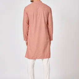 indus route by Pantaloons Men Embroidered Thread Work Anarkali Kurta image 4