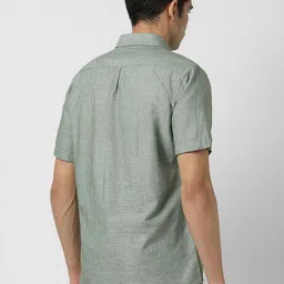 Van Heusen Sport Men Slim Fit Textured Casual Shirt image 5