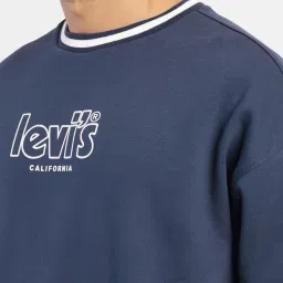 levi's Men's Brand Logo Crew Neck Sweatshirt image 5