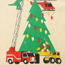 INCLUD Boys Printed Round Neck Pure Cotton T-shirt image 3