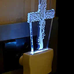 1ST TIME Red & White Acrylic Abstract Shaped Shaped Wall Lamp image 3