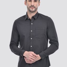 Numero Uno Men Spread Collar Vertical Striped Cotton Slim Fit Casual Shirt-picture-12