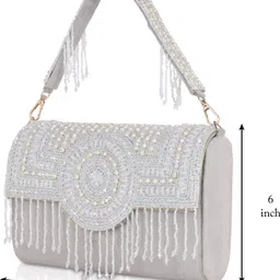 nicoberry Party Silver Clutch image 3