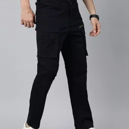 CINOCCI Men Relaxed Cargos Trousers image 5