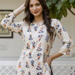 zyla Women Printed Viscose Rayon Straight Kurta-picture-24