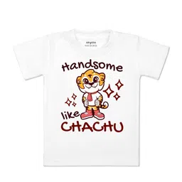 Arvesa Kids Typography Printed Short Sleeves T-shirt-picture-34