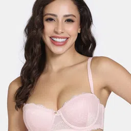 Zivame Bandeau Bra Medium Coverage Underwired Lightly Padded-picture-11