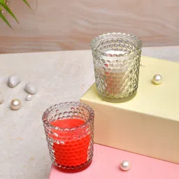 Myntra Elegant Homes Multicoloured & Cream-Coloured 2 pieces Jar Candle image 3