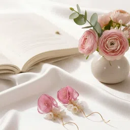 DIVASTRI Floral Drop Earrings-picture-24