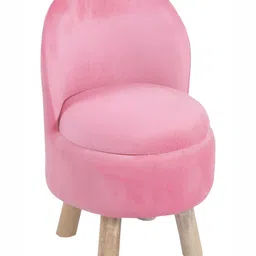 Shadowkart 2-Pcs Pink Round Ottoman Pouffes image 5