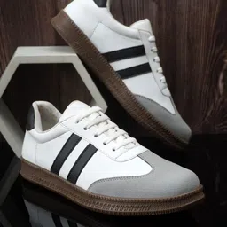 Umax shoes Men Colourblocked Lace-Up Sneakers-image-18